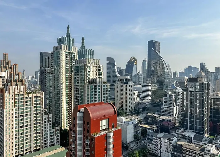 Апартаменты Upscale Skyview 1br - Ultra Fast Wifi - Chitlom *