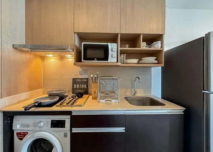 Апартаменты Upscale Skyview 1br - Ultra Fast Wifi - Chitlom Бангкок